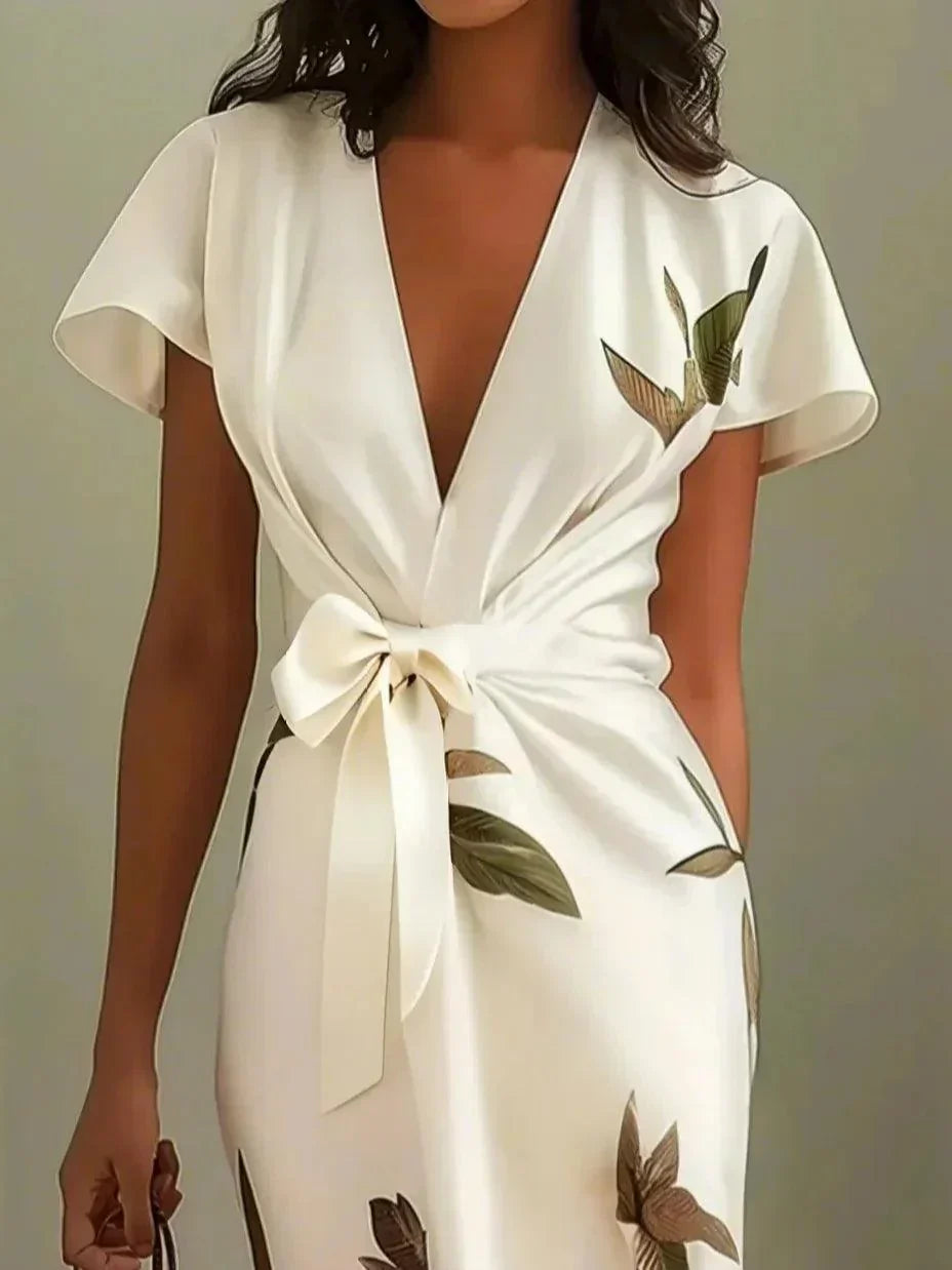 Suzanne - Elegant Wrap Dress