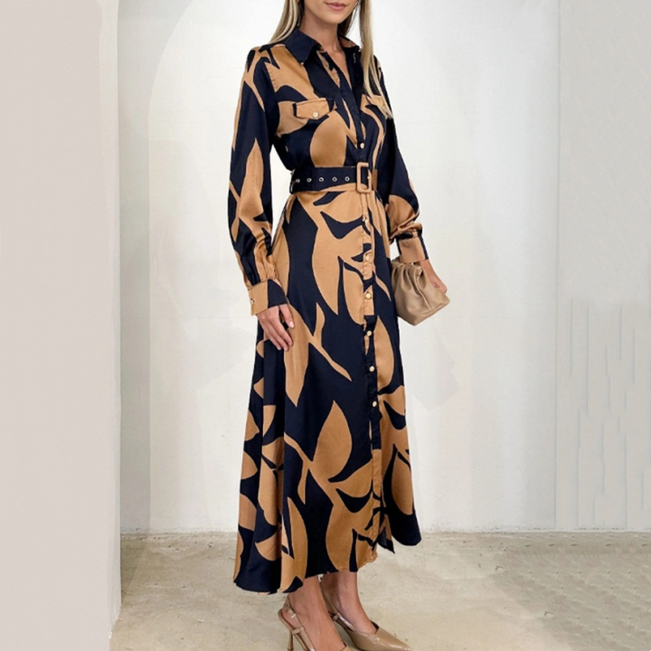 Valeria | Printed Midi Dress