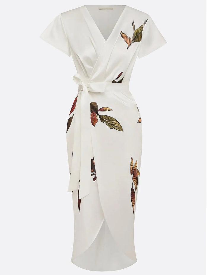 Suzanne - Elegant Wrap Dress