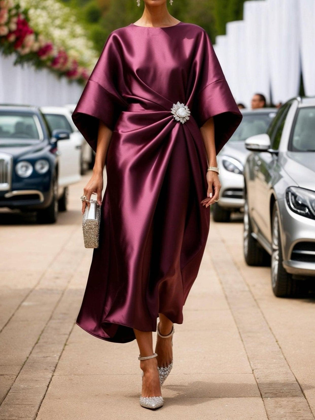 Harper™ | Carmina Liquid Satin Gown