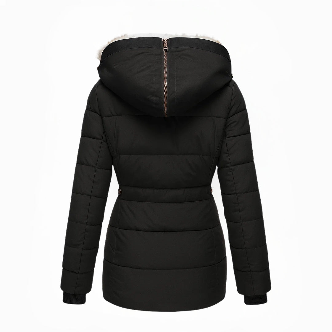 Valenne™ | Warm fur-lined winter coat