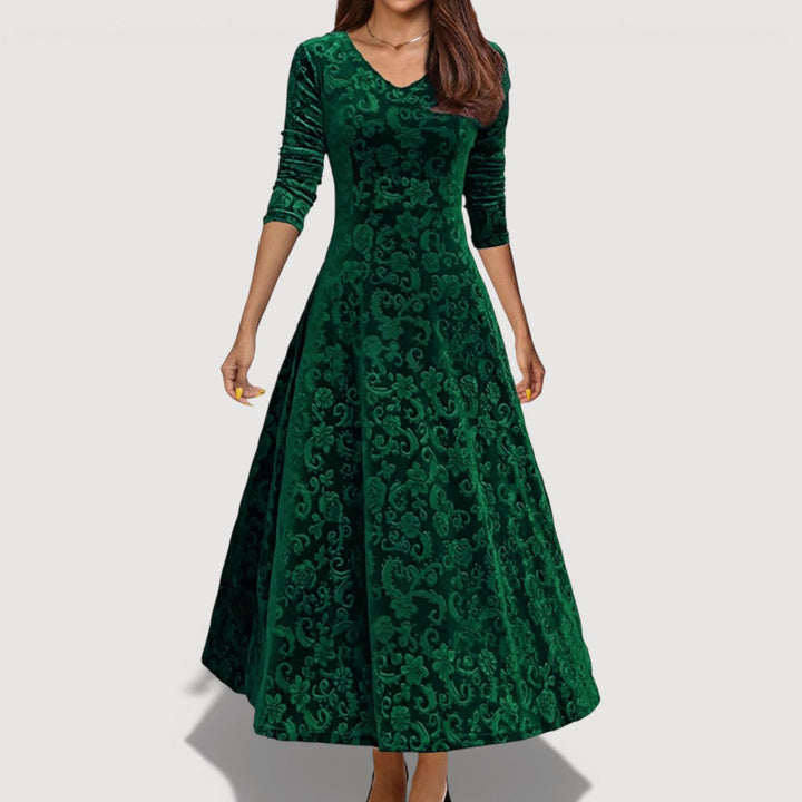Jillian | Elegant Velvet Dress
