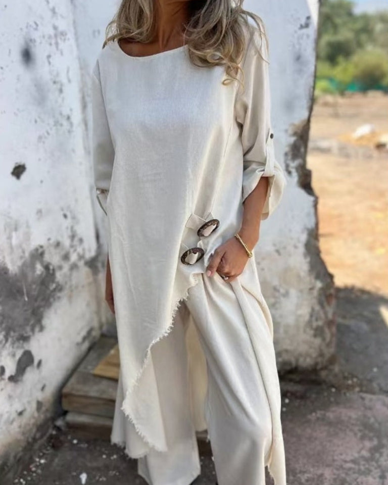 Natalie | Relaxed Linen Blend Set