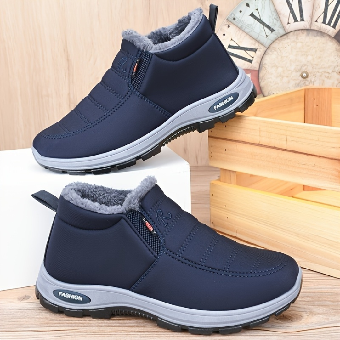 Victoria | Warm & Cosy Winter Slip-On Boots