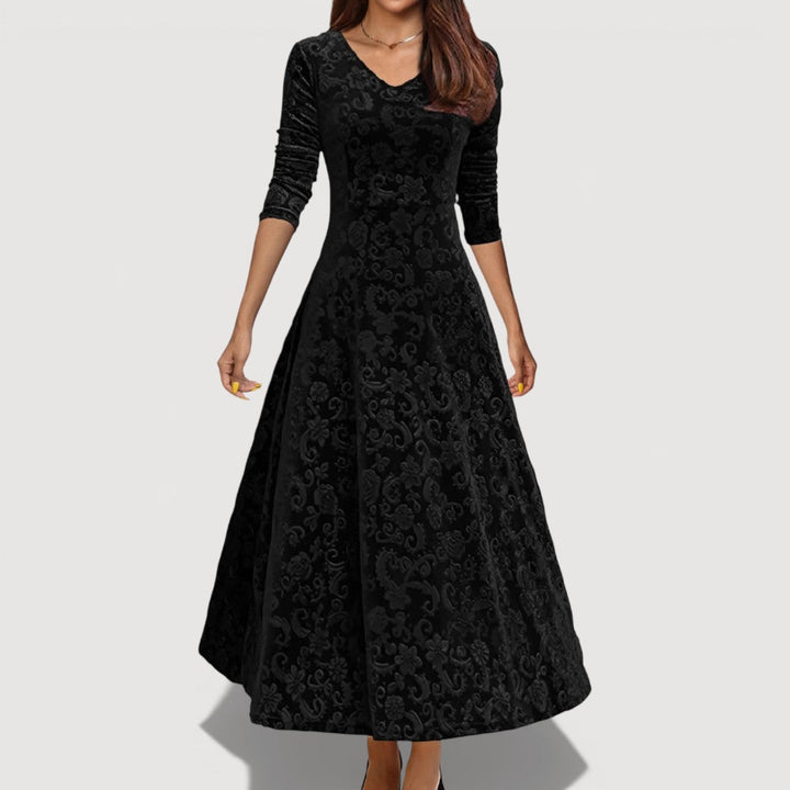 Jillian | Elegant Velvet Dress