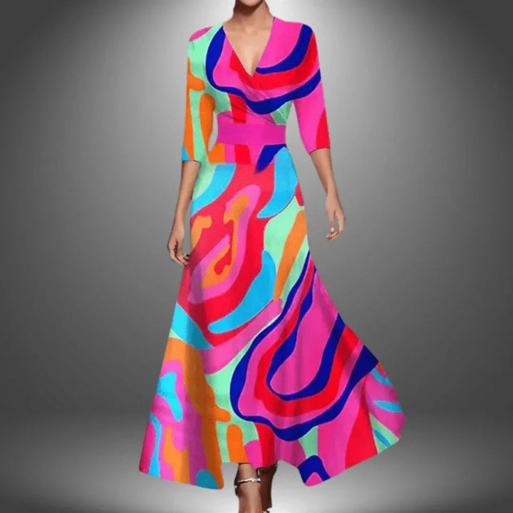 Leigh™ | Printed Wrap Dress