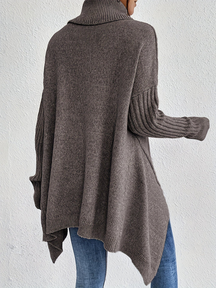 Irina | Oversized Turtleneck Sweater
