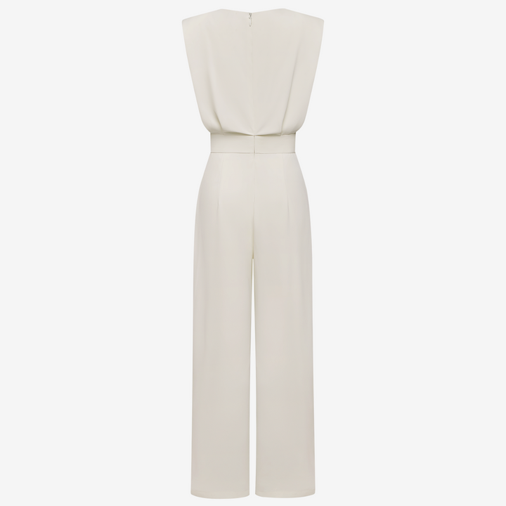 Ariia™ | Elegant Belted Jumpsuit