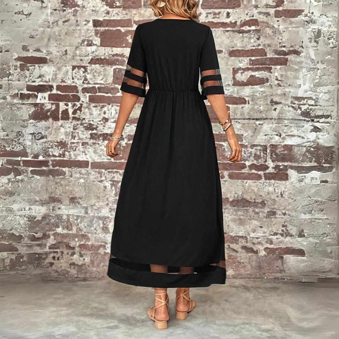 Nadia | Midi Dress with Tummy Coverage