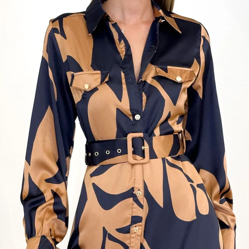 Valeria | Printed Midi Dress