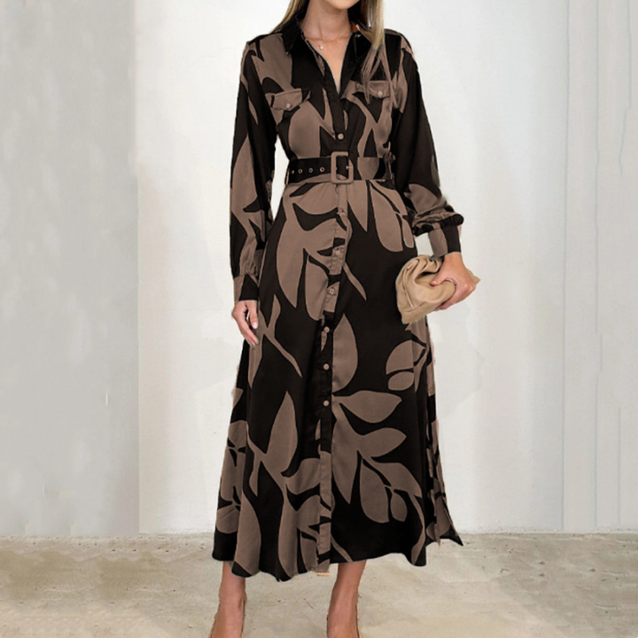 Valeria | Printed Midi Dress