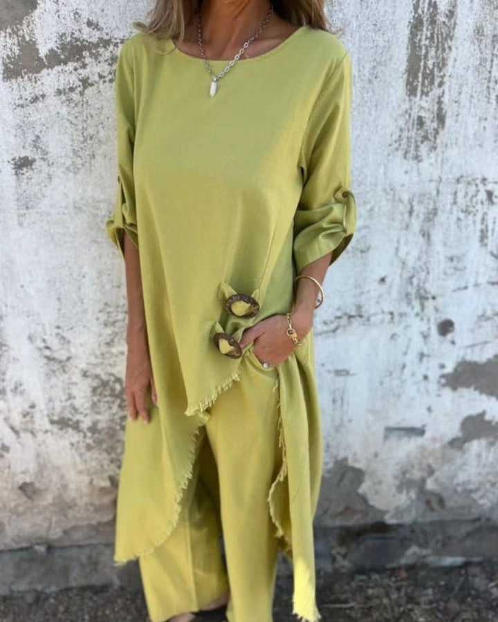 Layla | Relaxed Linen Blend Set