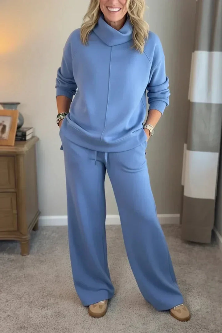 Livia – Comfortabele set met colkraag