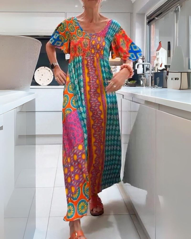 Corrine | COLOURFUL BOHEMIAN DRESS