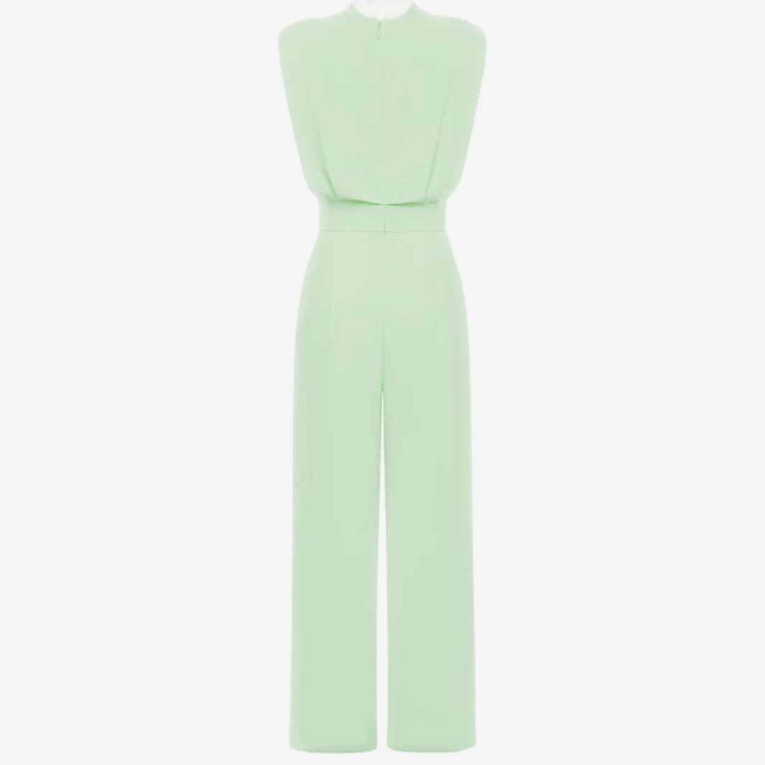 Ariia™ | Elegant Belted Jumpsuit