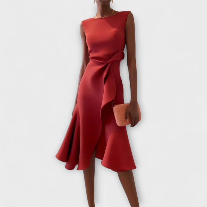Ariana - Pleated Midi Dress