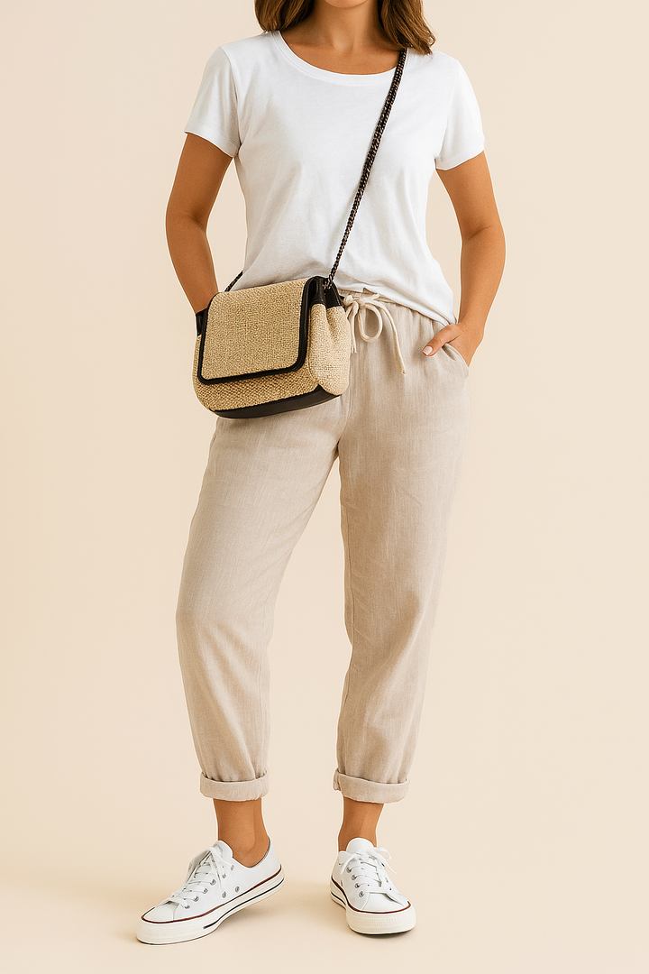 Zara | Lightweight Anti-Sweat Linen Trousers
