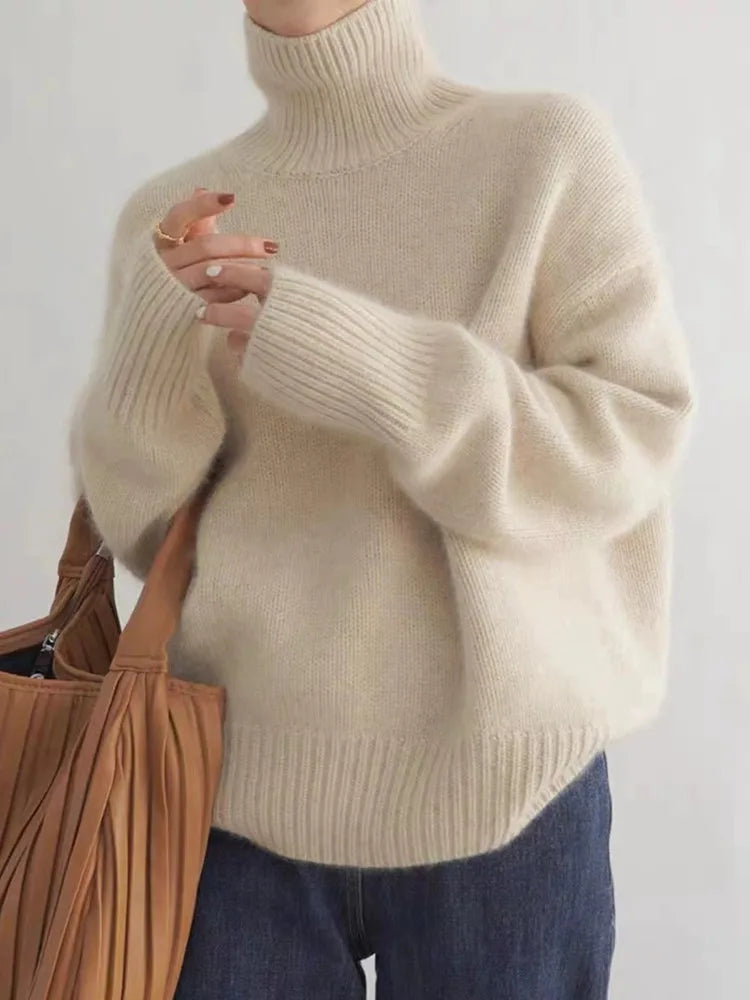 Isa | High cashmere collar