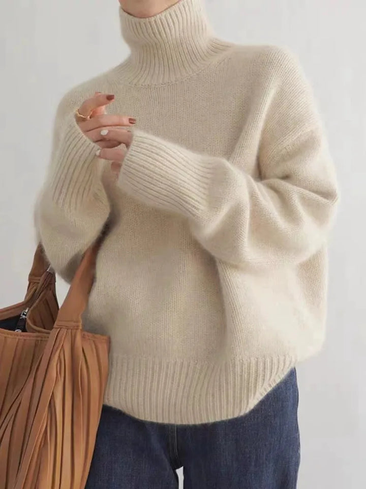 Isa | High cashmere collar
