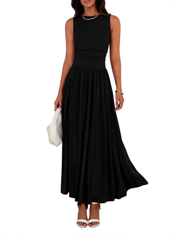 Emmie™ | Ruched High-Waisted Maxi Dress