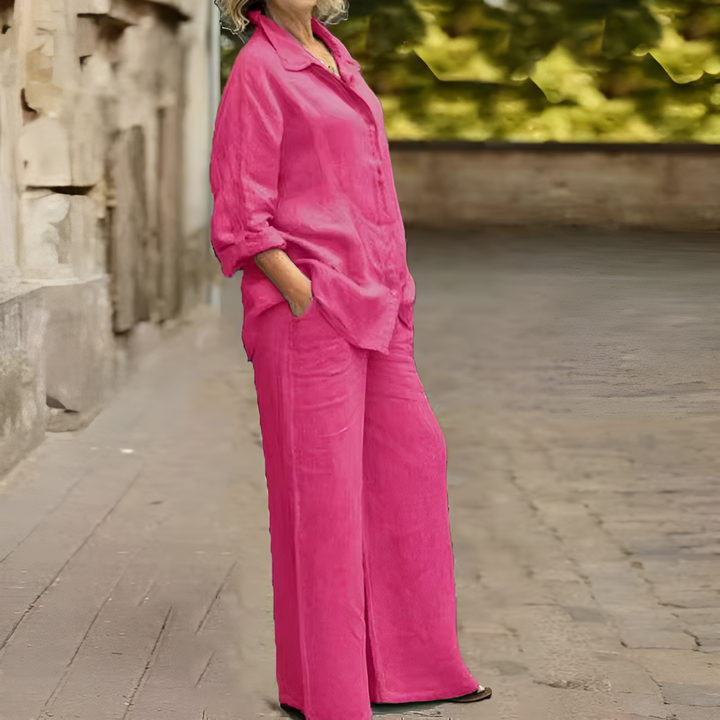 Sylvie™ | Linen Shirt Suit