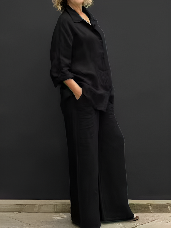 Sylvie™ | Linen Shirt Suit