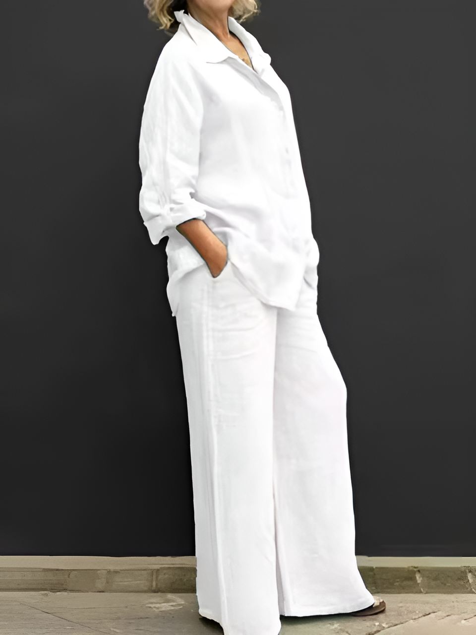 Sylvie™ | Linen Shirt Suit