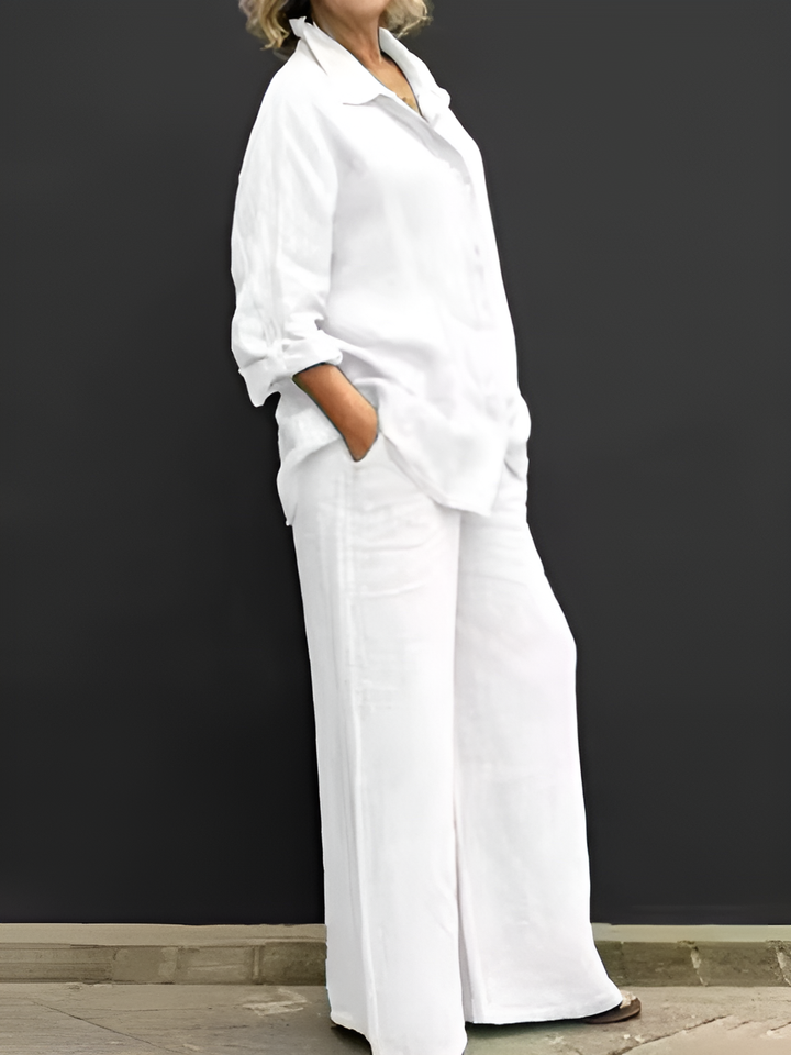 Sylvie™ | Linen Shirt Suit