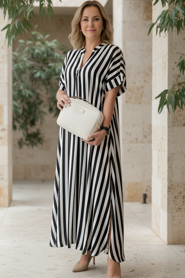 Amelie - Striped Maxi Dress