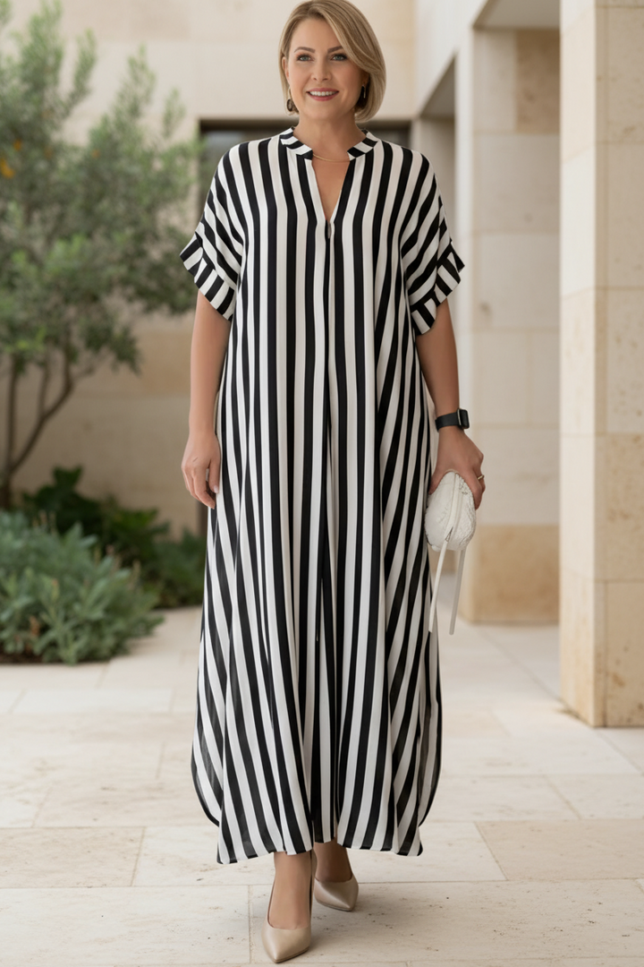 Amelie - Striped Maxi Dress