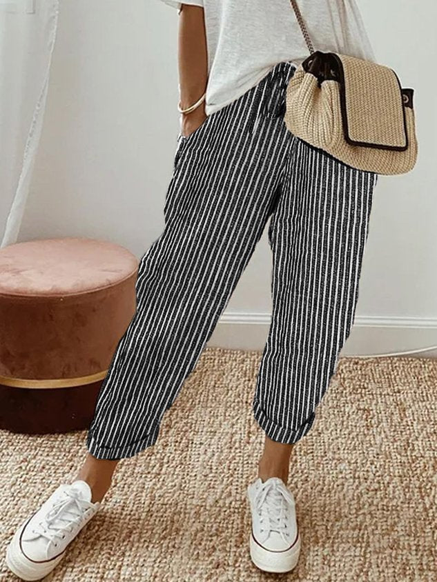 Zara | Lightweight Anti-Sweat Linen Trousers
