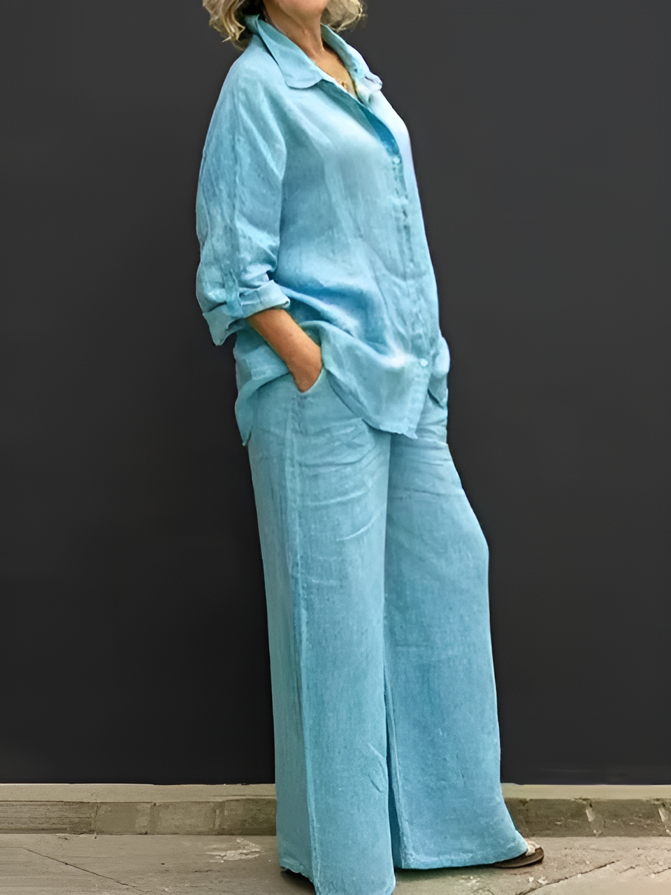 Sylvie™ | Linen Shirt Suit