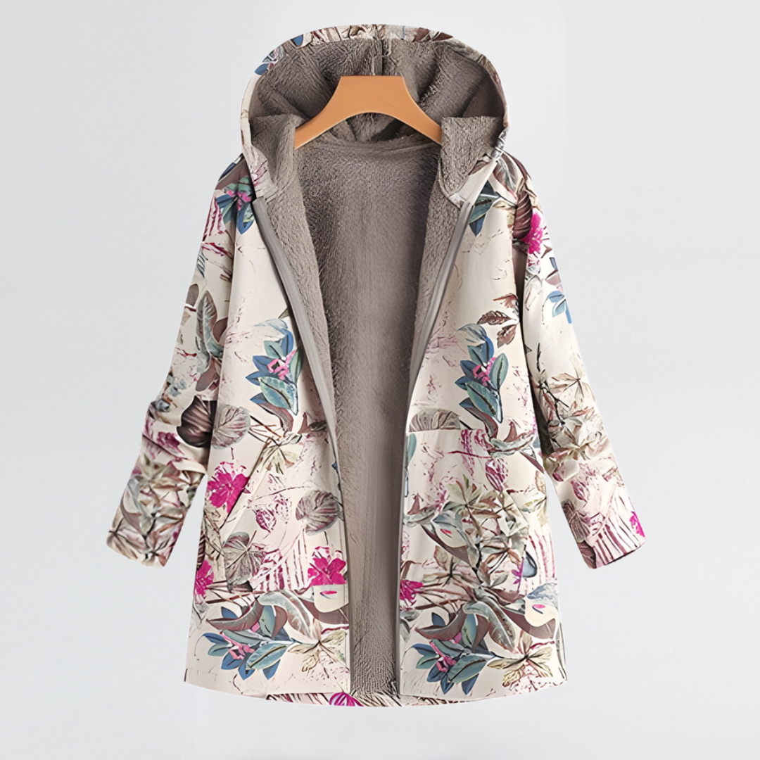 Brielle™ | Vintage Floral Coat