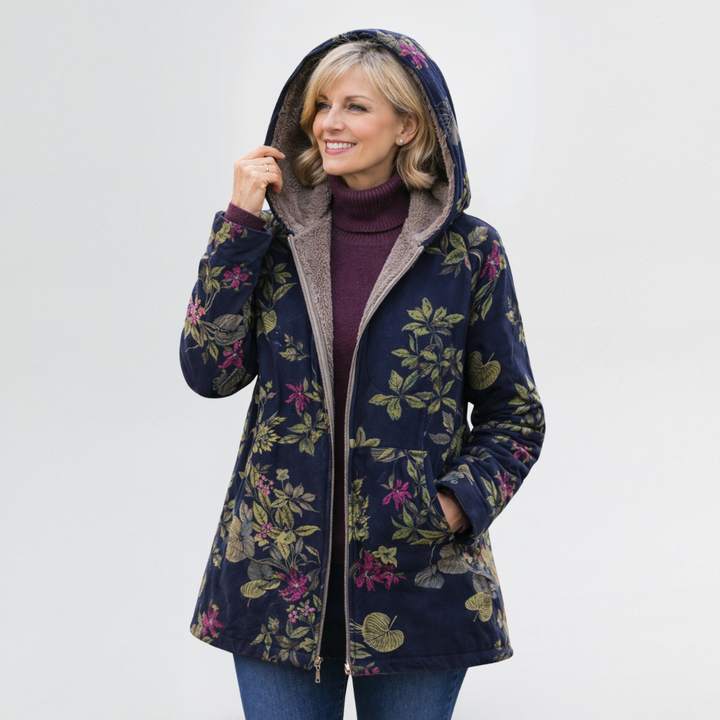 Brielle™ | Vintage Floral Coat