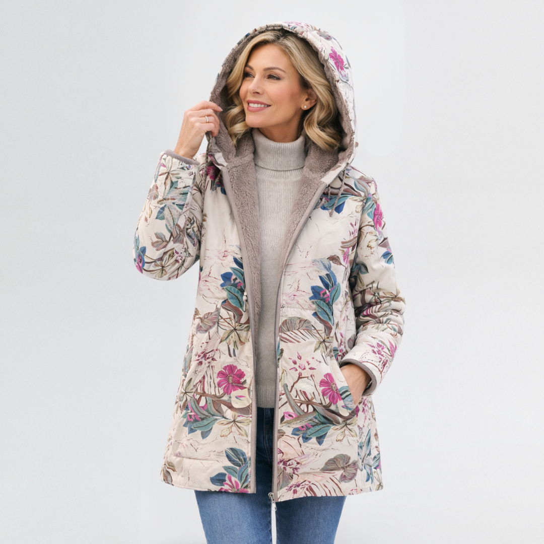Brielle™ | Vintage Floral Coat
