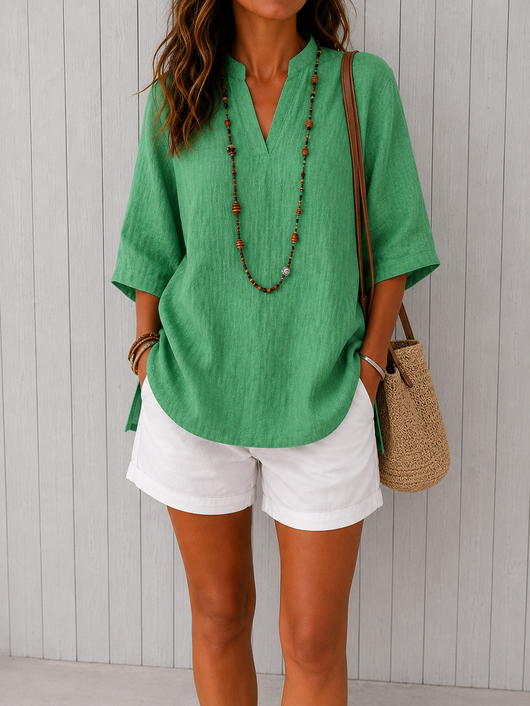 Nicia | Airy and Comfortable Summer Blouse