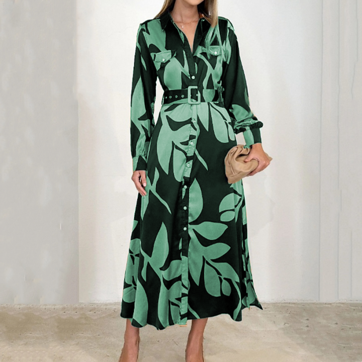 Valeria | Printed Midi Dress