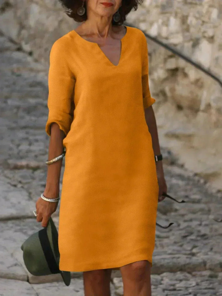 Beth™ | Relaxed V-Neck Dress