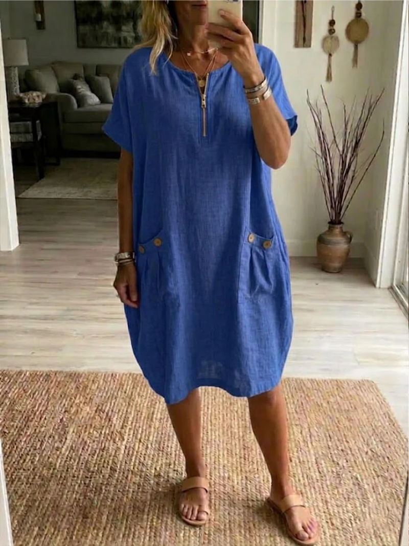 Tessa™ | Everyday Zip-Front Dress