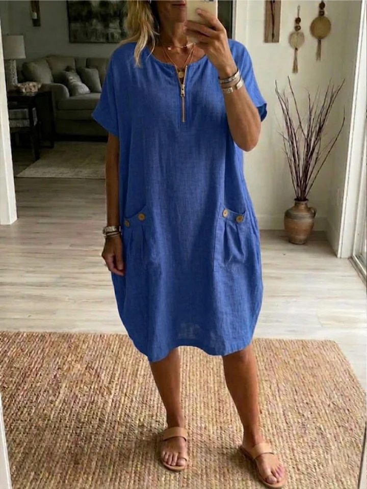 Tessa™ | Everyday Zip-Front Dress