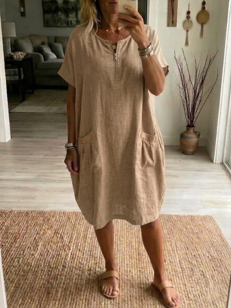 Tessa™ | Everyday Zip-Front Dress
