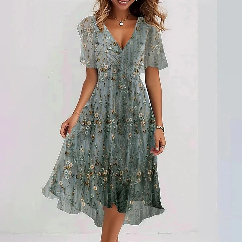 Yara™ | Elegant Floral Dress