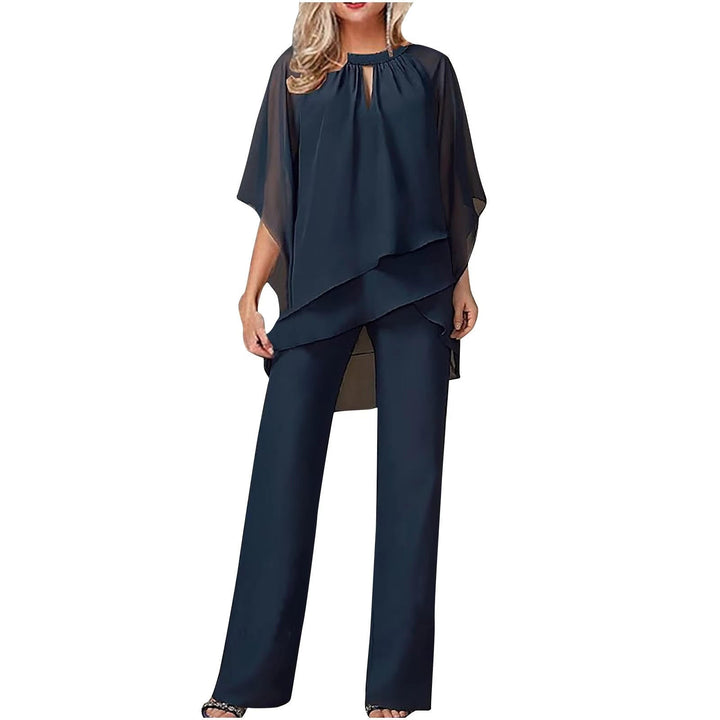 Serena™ | Elegant Chiffon Festive Pantsuit
