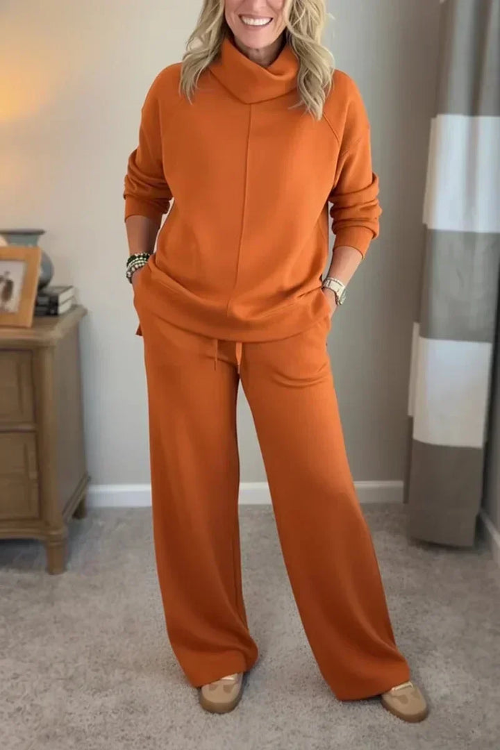 Livia – Comfortabele set met colkraag