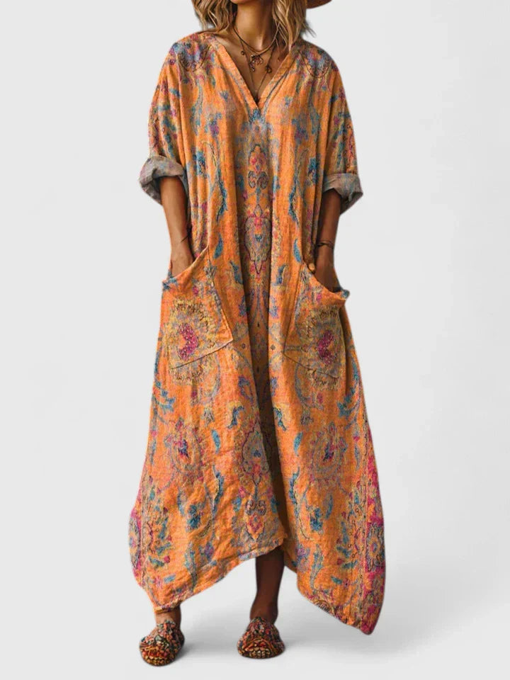 MARIANA™ | Embroidered Relaxed Dress