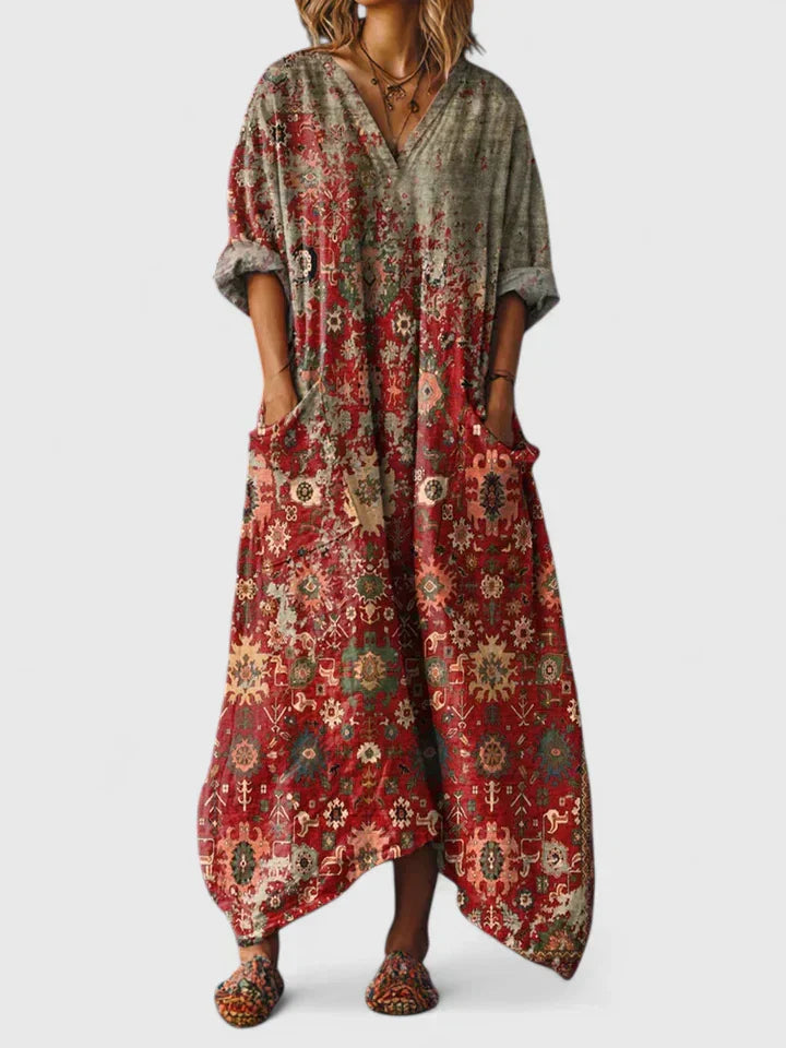 MARIANA™ | Embroidered Relaxed Dress