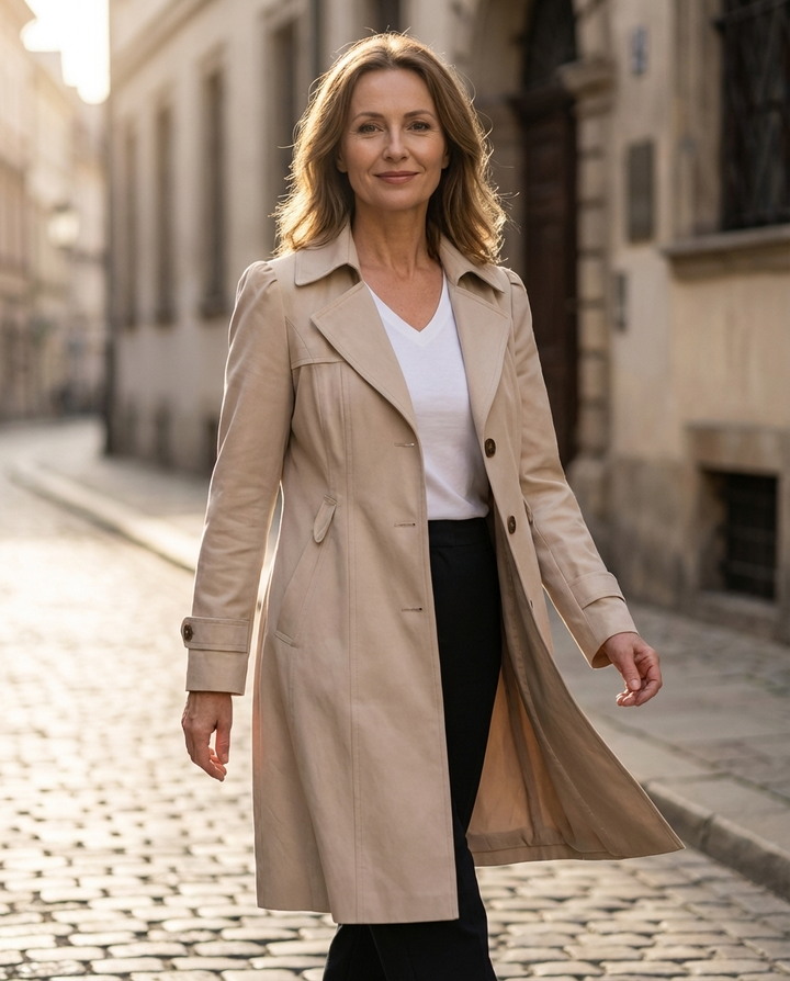 Michelle – Elegant Vintage Beach Coat