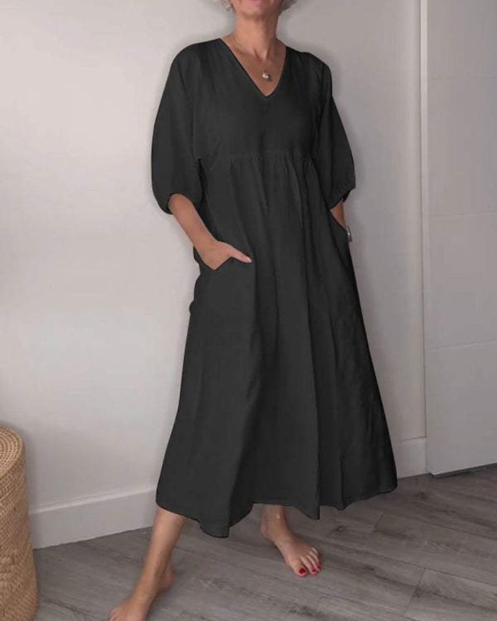 Lillian™ | ELEGANT V-NECK MAXI