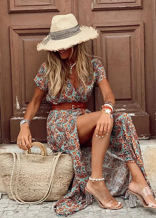 ANNABELLE™ | Boho Flowing Maxi Dress