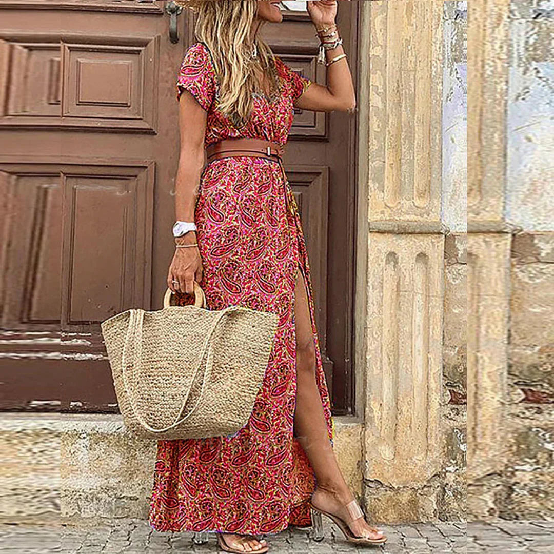 ANNABELLE™ | Boho Flowing Maxi Dress